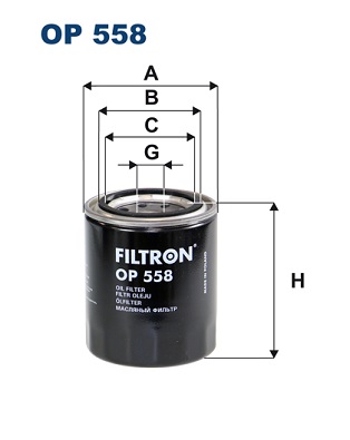 Oliefilter Filtron OP 558