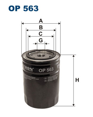 Filter/oliezeef automaatbak Filtron OP 563