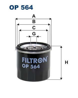 Oliefilter Filtron OP 564