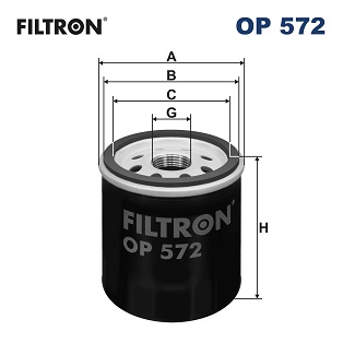 Oliefilter Filtron OP 572