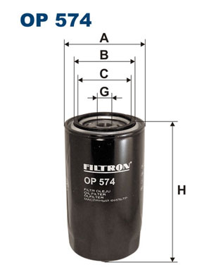 Oliefilter Filtron OP 574