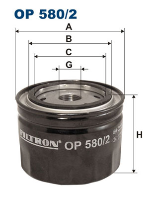 Oliefilter Filtron OP 580/2