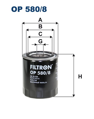 Oliefilter Filtron OP 580/8