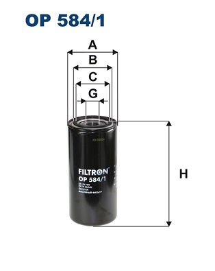 Oliefilter Filtron OP 584/1