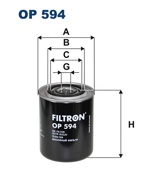 Oliefilter Filtron OP 594