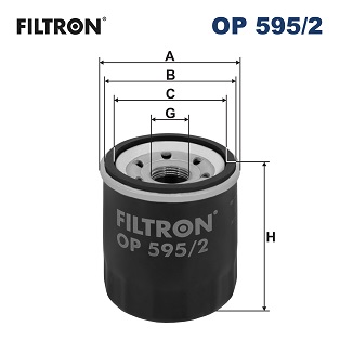 Oliefilter Filtron OP 595/2