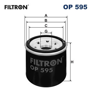 Oliefilter Filtron OP 595