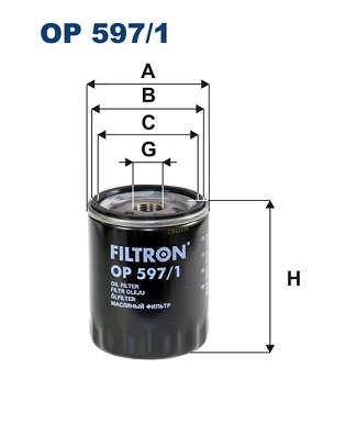 Oliefilter Filtron OP 597/1