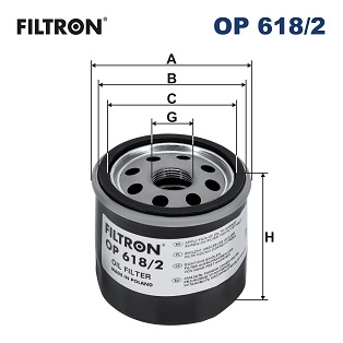 Oliefilter Filtron OP 618/2