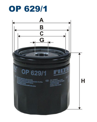 Oliefilter Filtron OP 629/1