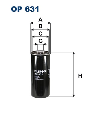 Oliefilter Filtron OP 631