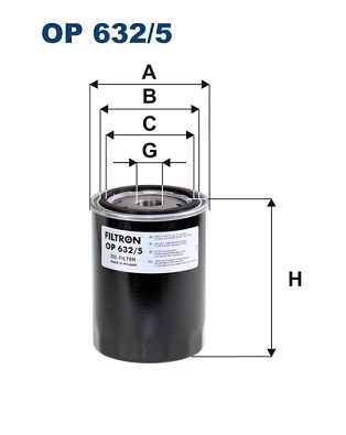 Oliefilter Filtron OP 632/5