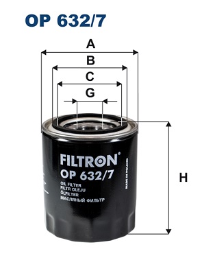 Oliefilter Filtron OP 632/7