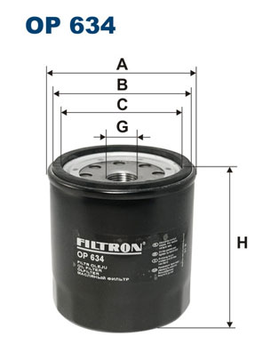 Oliefilter Filtron OP 634