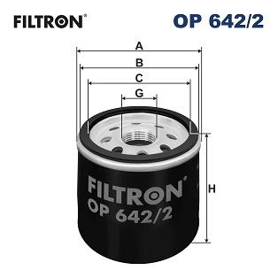 Oliefilter Filtron OP 642/2