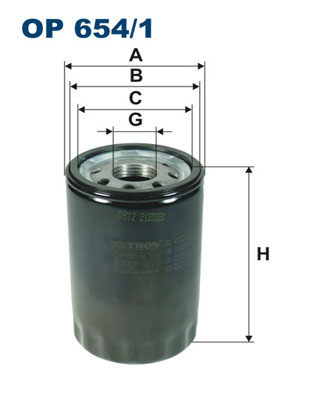 Oliefilter Filtron OP 654/1