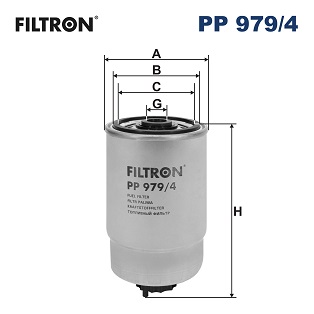 Brandstoffilter Filtron PP 979/4