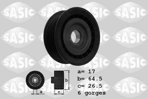 Geleiderol (poly) V-riem Sasic 1626108