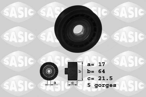 Geleiderol (poly) V-riem Sasic 1626133