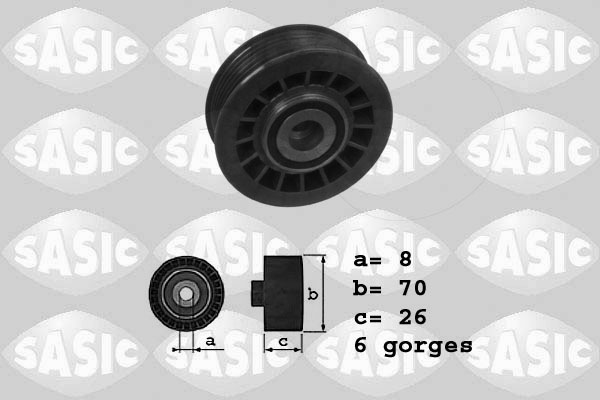 Geleiderol (poly) V-riem Sasic 1626143