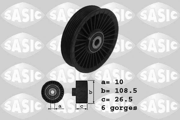 Geleiderol (poly) V-riem Sasic 1626144