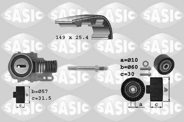 Distributieriem kit Sasic 1750004