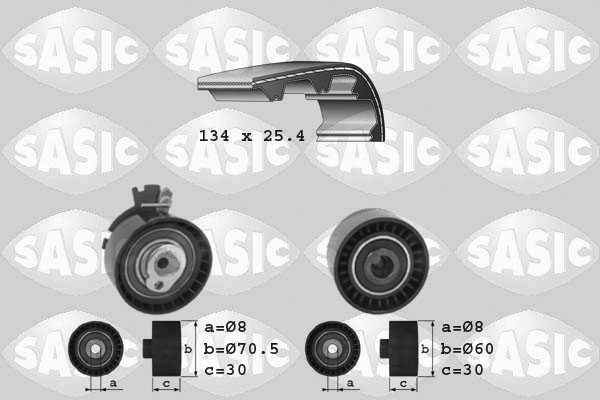 Distributieriem kit Sasic 1750006