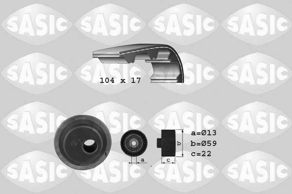 Distributieriem kit Sasic 1750022
