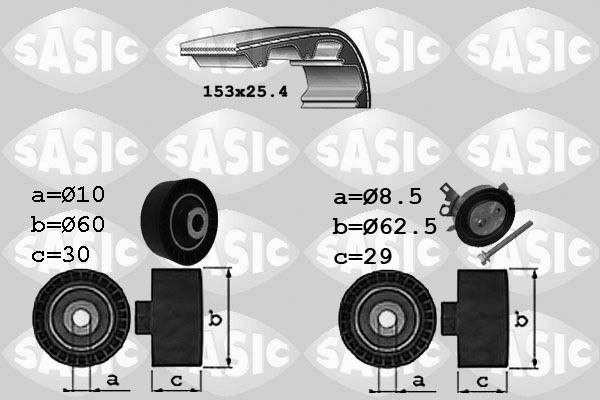 Distributieriem kit Sasic 1750029