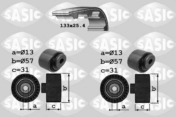 Distributieriem kit Sasic 1750031