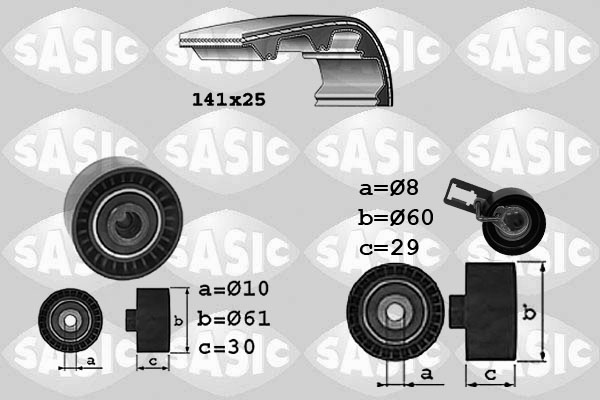 Distributieriem kit Sasic 1750032