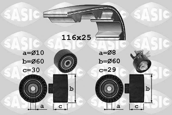 Distributieriem kit Sasic 1750034