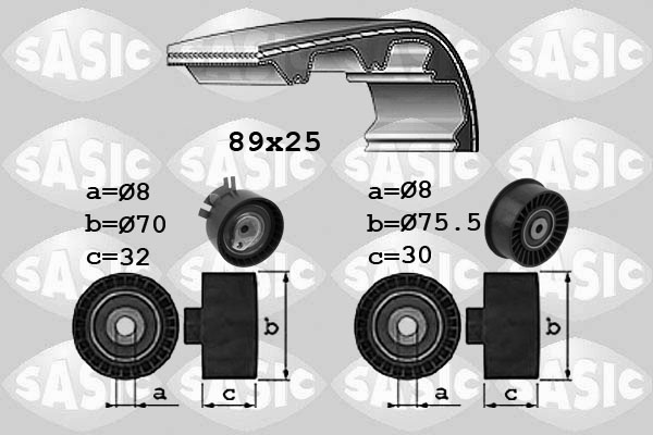 Distributieriem kit Sasic 1754023