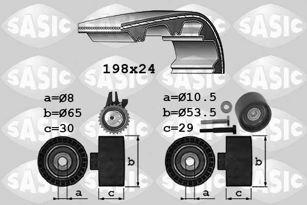 Distributieriem kit Sasic 1756025