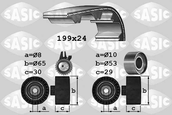 Distributieriem kit Sasic 1756028