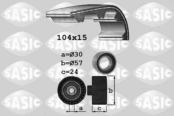 Distributieriem kit Sasic 1756032