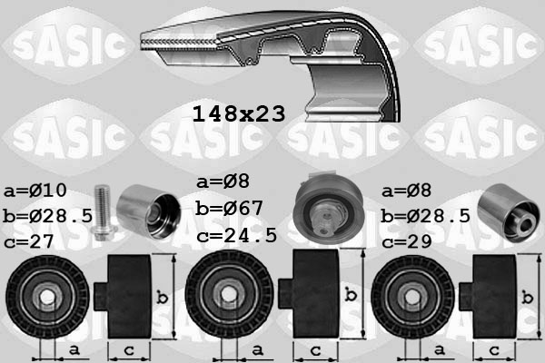 Distributieriem kit Sasic 1756074