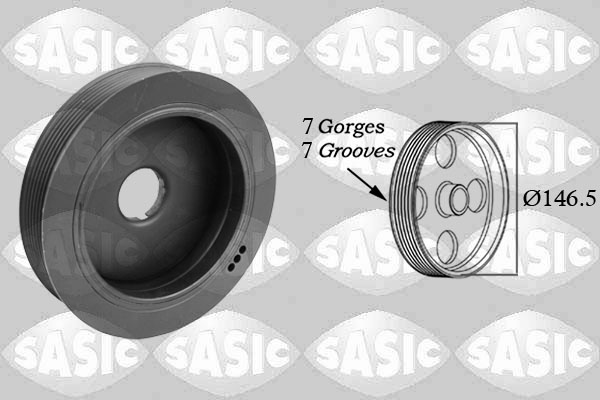 Riemschijf, krukas Sasic 2150054