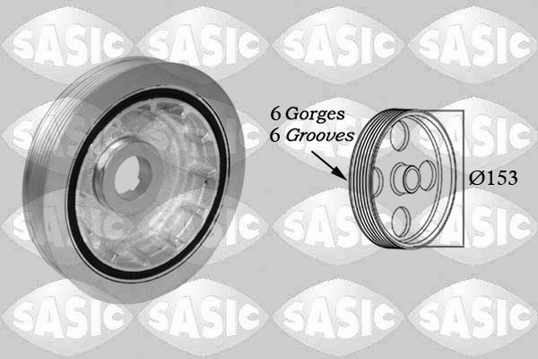 Riemschijf, krukas Sasic 2150072