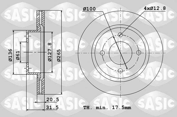 Remschijven Sasic 4004265J
