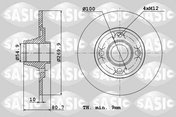 Remschijven Sasic 6104012