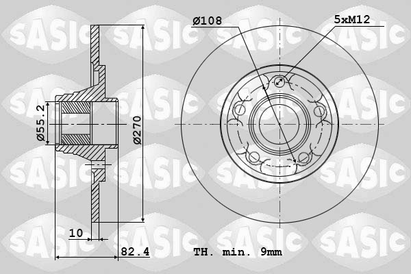 Remschijven Sasic 6104043