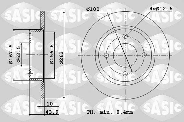 Remschijven Sasic 6106220