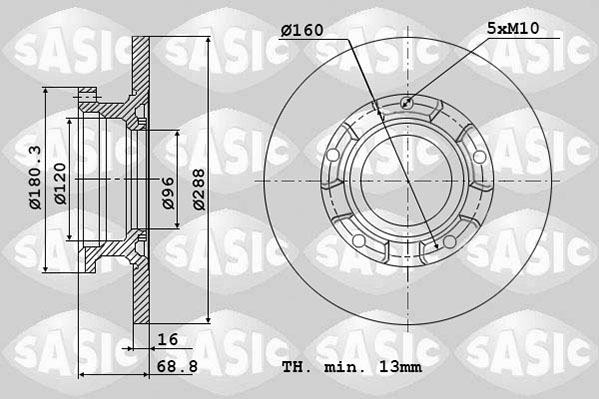 Remschijven Sasic 6106298