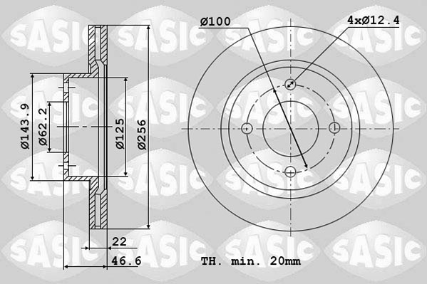 Remschijven Sasic 6106338