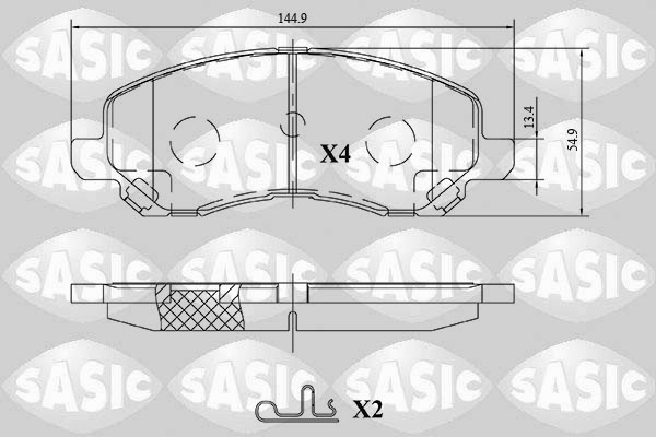 Remblokset Sasic 6210087