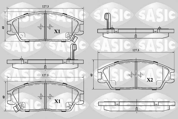 Sasic Remblokset 6216100