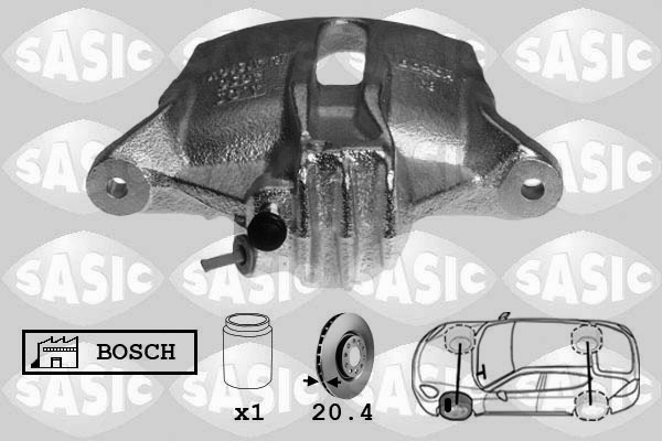 Remzadel/remklauw Sasic 6500016