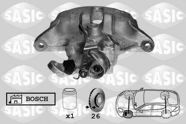 Remzadel/remklauw Sasic 6500028