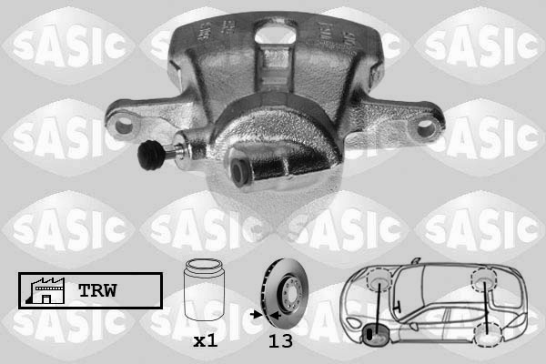 Remzadel/remklauw Sasic 6500046